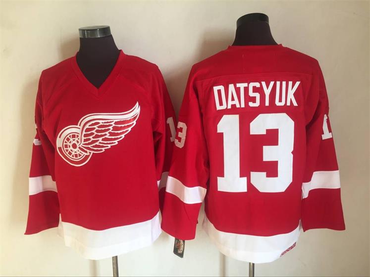 Wings 13 Pavel Datsyuk Red CCM Throwback Jersey,We sell and wholesale Wings 13 Pavel Datsyuk Red CCM Throwback Jersey on line form chian!